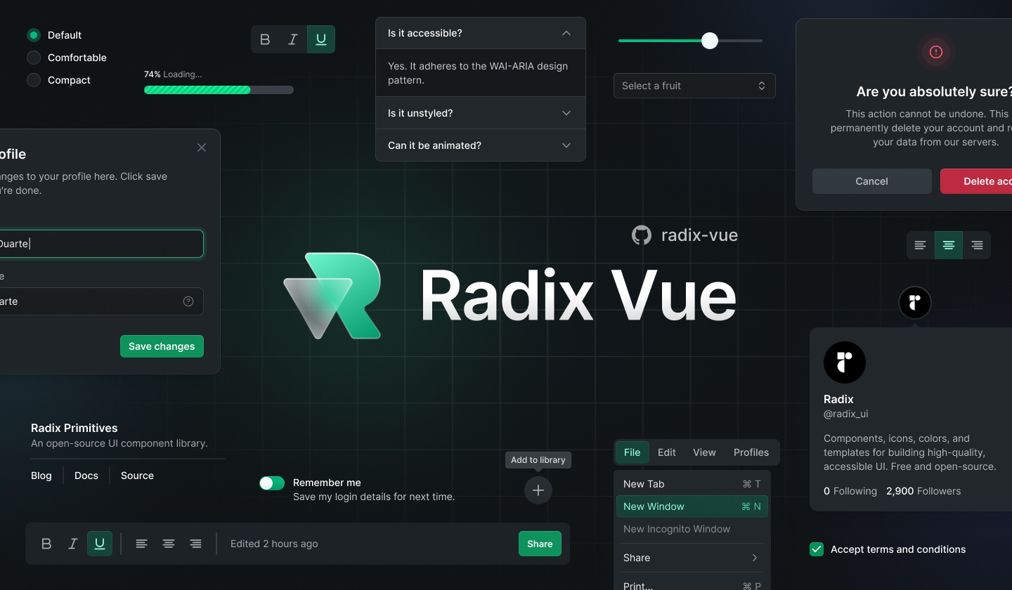 Radix Vue